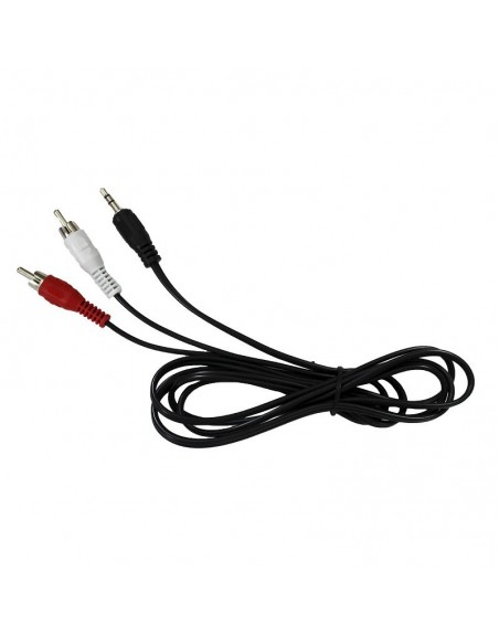 Extensión Audio Y Plug 3.5 Mm Estéreo A Doble Rca 1.8m