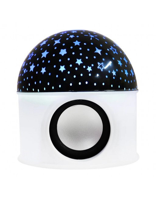 Lampara proyector Estrellas Bluetooth con bocina LDB-0010