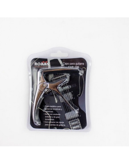 CAPOTRASTE METALICO PARA GUITARRA CAP-106