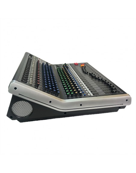 Mezcladora Amplificada 16 Canales Usb Bluetooth Efectos Kmx-Ts16