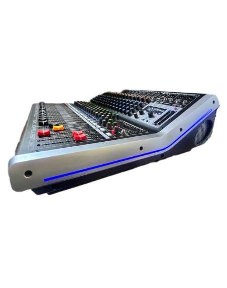 Mezcladora Amplificada 16 Canales Usb Bluetooth Efectos Kmx-Ts16