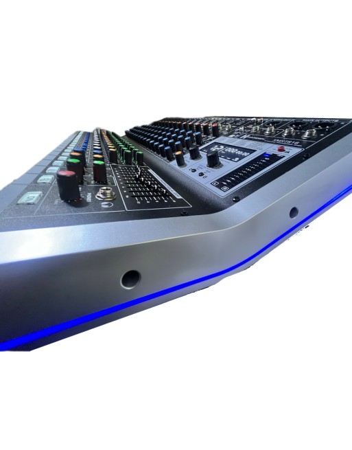 Mezcladora Amplificada 16 Canales Usb Bluetooth Efectos Kmx-Ts16