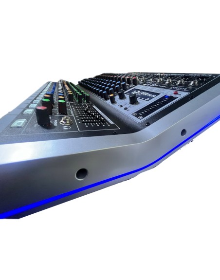 Mezcladora Amplificada 16 Canales Usb Bluetooth Efectos Kmx-Ts16