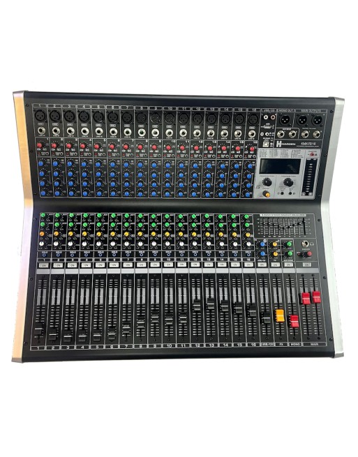 Mezcladora Amplificada 16 Canales Usb Bluetooth Efectos Kmx-Ts16