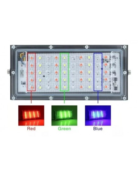 Reflector Luminario RGB De LEDs