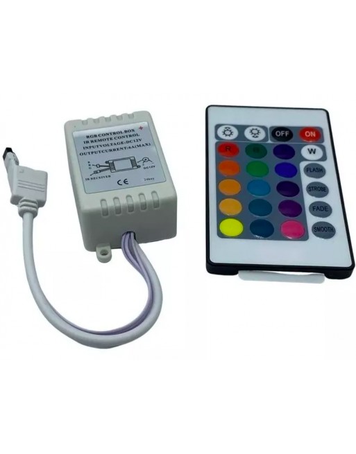 Controlador RGB Control Remoto para Tira Modulo Led RGB 12v