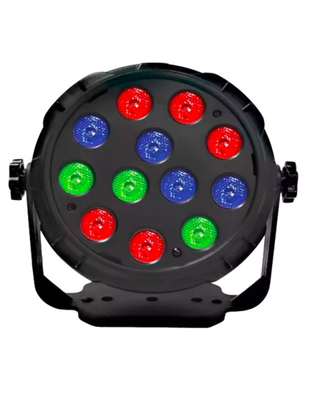 Cañon ParLED 12x1w con Bocina Bluetooth control remoto