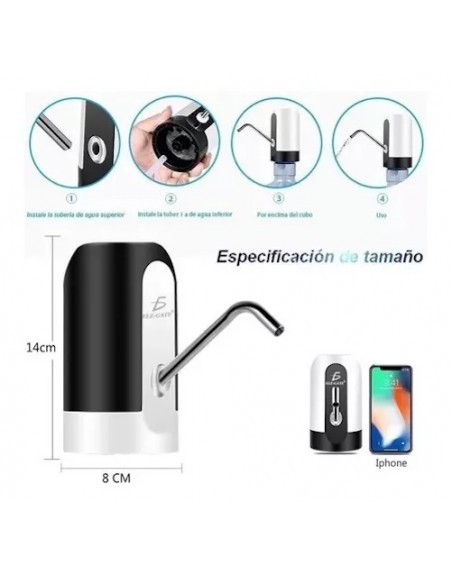 Dispensador De Agua Automático Despachador Recargable
