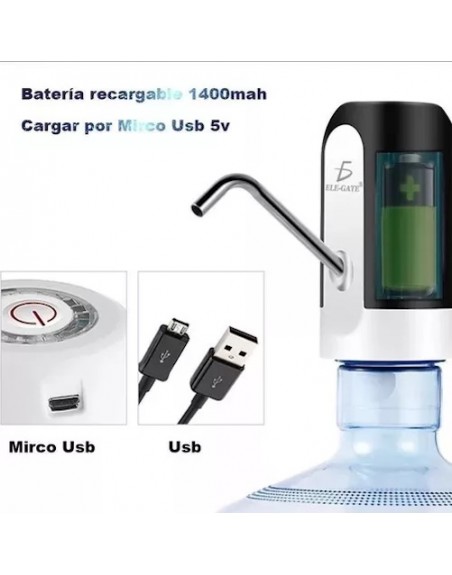 Dispensador De Agua Automático Despachador Recargable