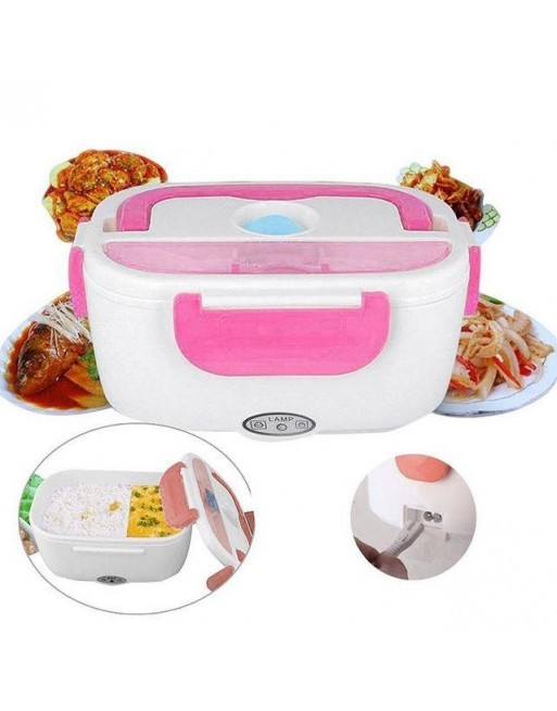 Lonchera Termica Electrica Portatil FH-03 color Rosa