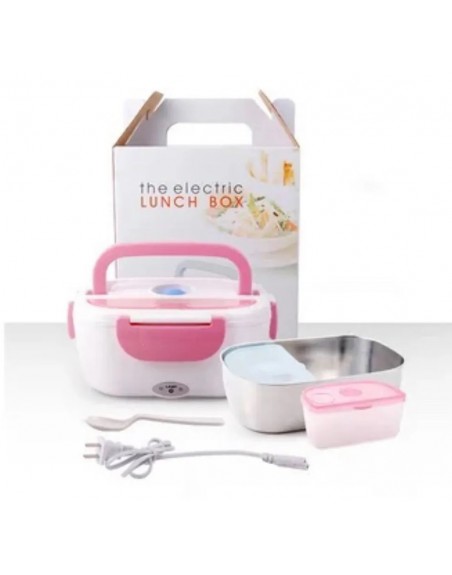 Lonchera Termica Electrica Portatil FH-03 color Rosa