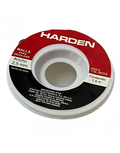 Malla Para Desoldar Harden 1.50Mts