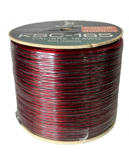Cable Para Bocina Uso Rudo Polarizado Calibre 16 500 Mt...