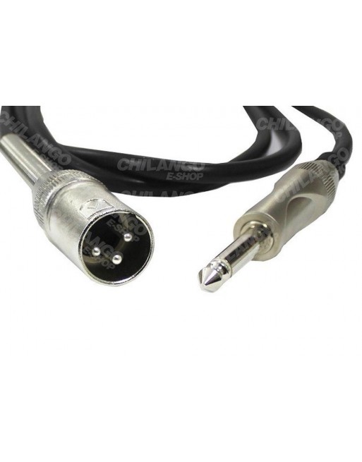 Cable Extension Plug 6.3Mm Mono A Canon Macho 1.5 Mt