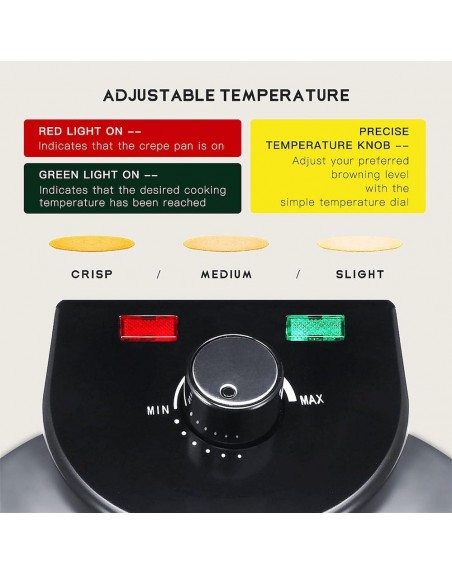 Crepera Electrica Con Antiadherente