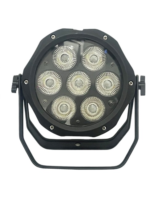 Cañon ParLED 7x10w IP65 RGBWA 5en1 exteriores interiores