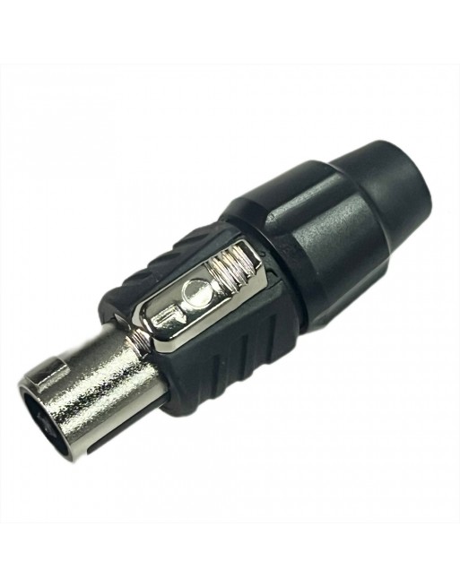 Conector Speakon Harden Plug 4 Pin Metal Negro