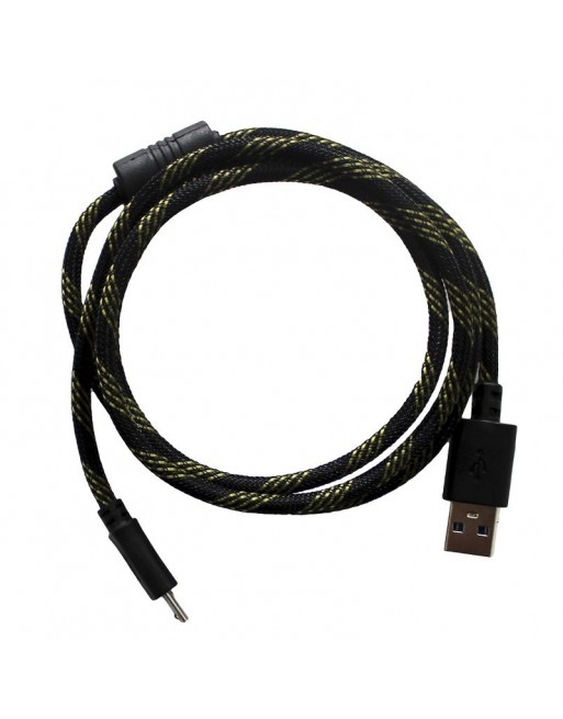 CABLE USB MICRO USB CON FLITRO AMARILLO