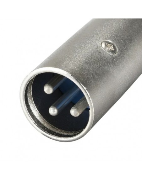Adaptador de Plug Cannon a Jack 6.3 mm Monoaural
