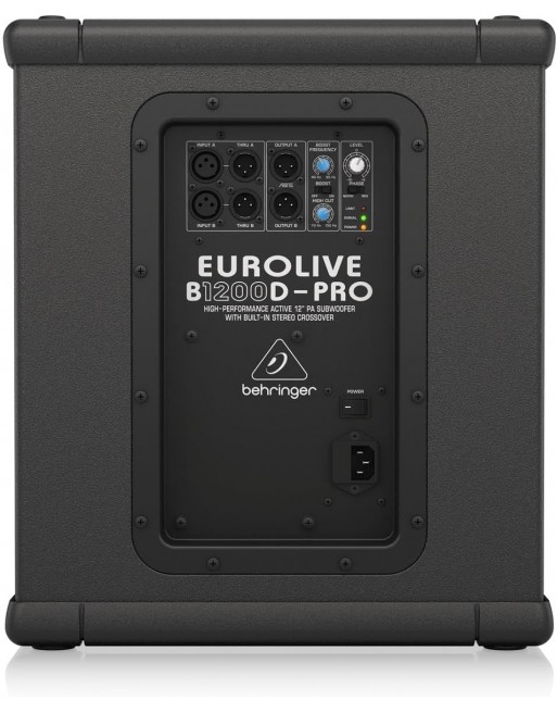 Subwoofer Amplificado 12 Pulgadas Behringer Eurolive B1200D-Pro