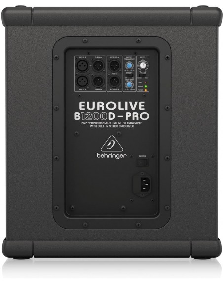 Subwoofer Amplificado 12 Pulgadas Behringer Eurolive B1200D-Pro