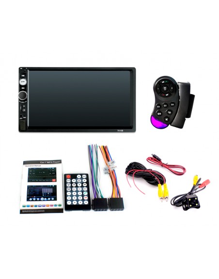 Auto Estereo Pantalla USB Bluetooth FM dobleDin Universal mp5-7010