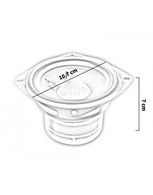 Bocina 4.5"Doble Iman(8+5Oz) 6Ohms 1"Asv