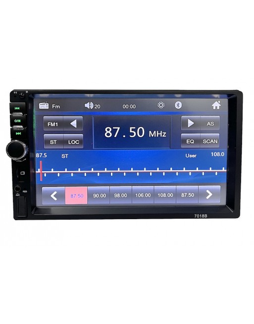 Auto Estereo Pantalla USB Bluetooth FM dobleDin Universal mp5-7018