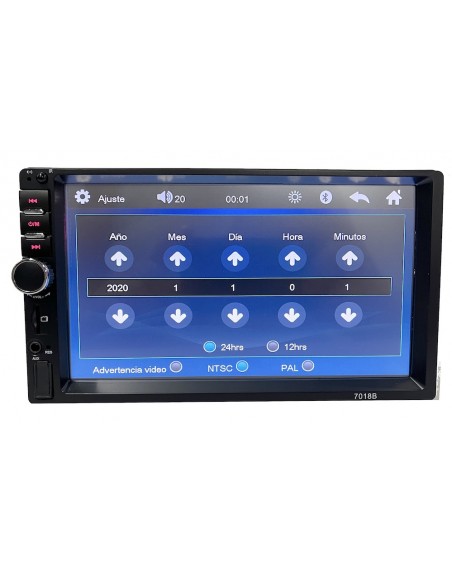 Auto Estereo Pantalla USB Bluetooth FM dobleDin Universal mp5-7018