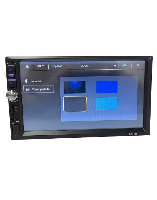 Auto Estereo Pantalla USB Bluetooth FM dobleDin Universal mp5-7012