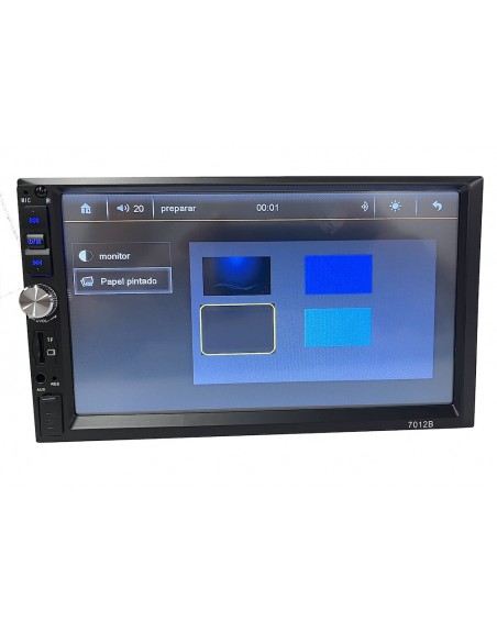 Auto Estereo Pantalla USB Bluetooth FM dobleDin Universal mp5-7012