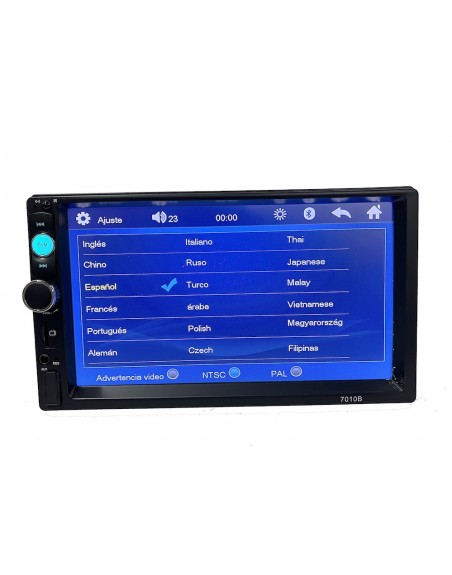 Auto Estereo Pantalla USB Bluetooth FM dobleDin Universal mp5-7010