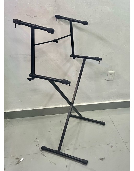 Base Doble Soporte Metalico Para Teclado Outlet