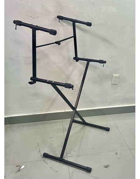 Base Doble Soporte Metalico Para Teclado Outlet