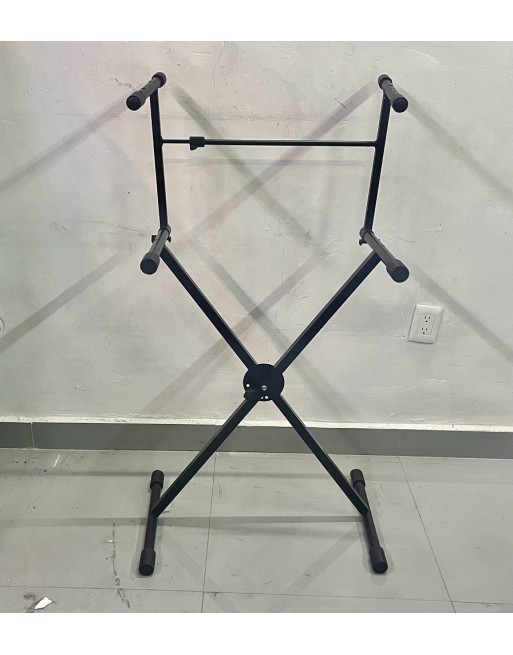 Base Soporte Doble Metalico Para Teclado Reforzado Outlet