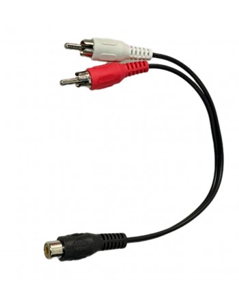 Cable Extension Y de 2 RCA...