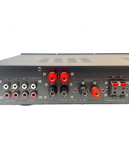 Amplificador Estereo Usb Sd Mp3 5ch BLUETOOTH Hogar Karaoke