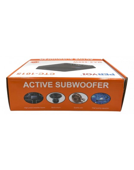 Subwoofer Amplificado 10 Pulgadas Pervoi CTC 1015