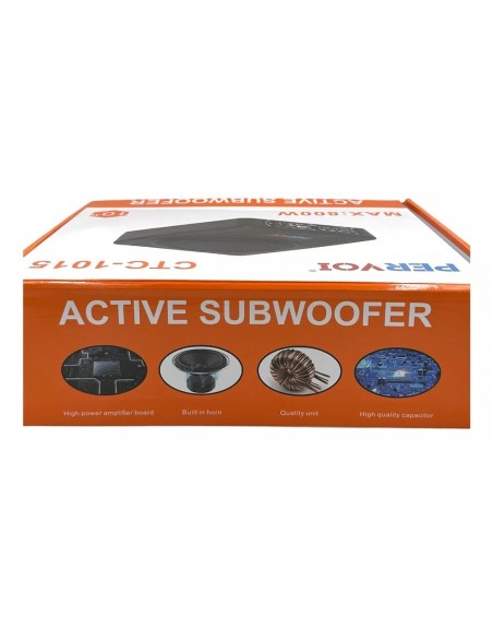 Subwoofer Amplificado 10 Pulgadas Pervoi CTC-1019