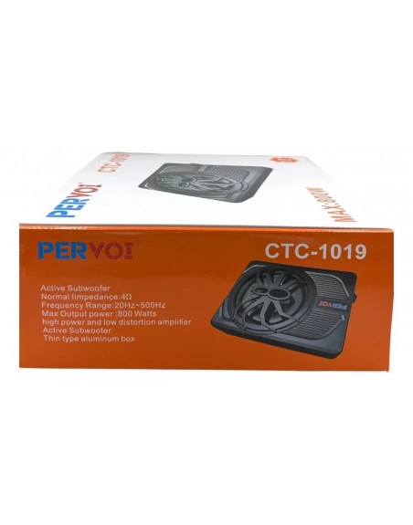 Subwoofer Amplificado 10 Pulgadas Pervoi CTC-1019