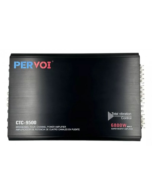 Amplificador Automotriz 4 Canales Pervoi CTC-9500