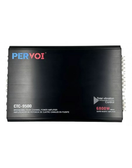 Amplificador Automotriz 4 Canales Pervoi CTC-9500
