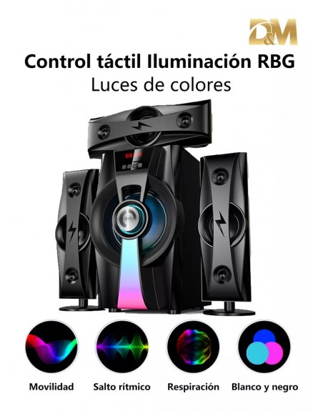 Sistema De Sonido Multimedia RCA USB Bluetooth L4