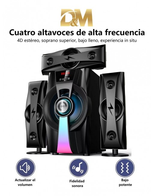 Sistema De Sonido Multimedia RCA USB Bluetooth L4