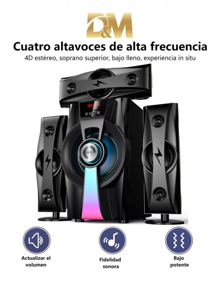 Sistema De Sonido Multimedia RCA USB Bluetooth L4