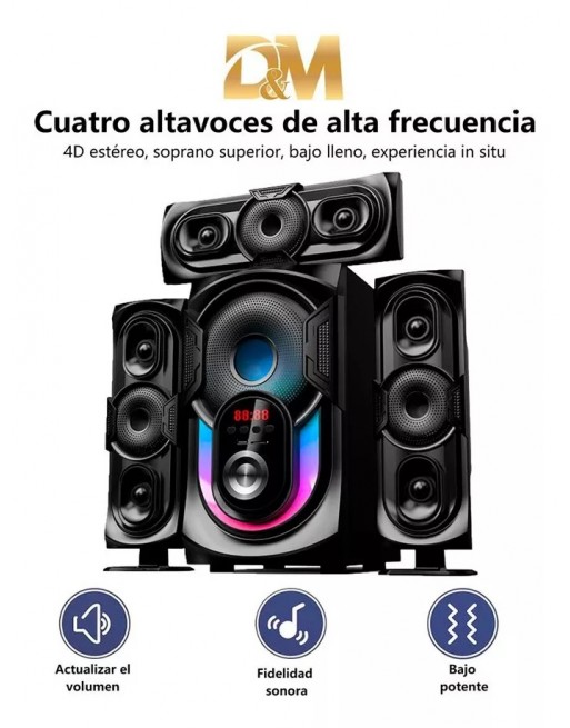Sistema De Sonido Multimedia RCA USB Bluetooth L5