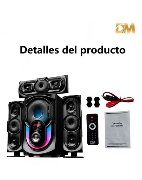 Sistema De Sonido Multimedia RCA USB Bluetooth L5