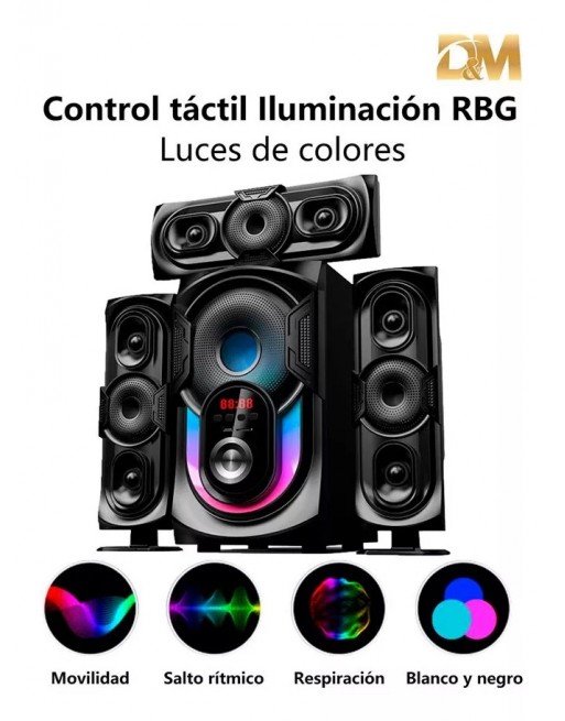 Sistema De Sonido Multimedia RCA USB Bluetooth L5