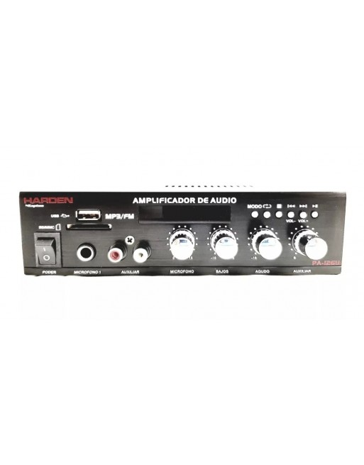Amplificador Mp3 USB Fm Aux Harden Pa-126u