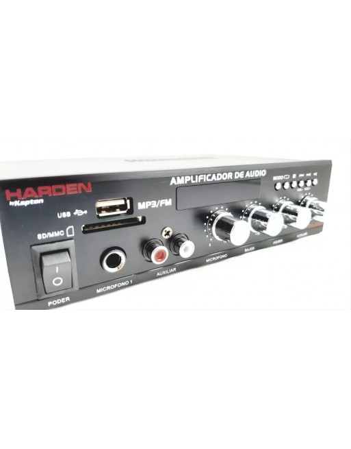 Amplificador Mp3 USB Fm Aux Harden Pa-126u